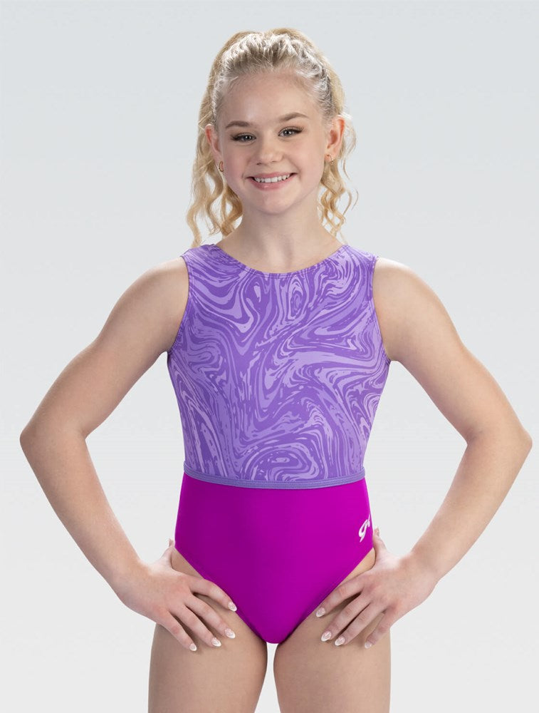 Marble Swirl Tank Leotard