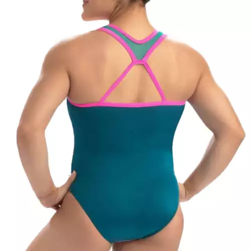Laurie Hernandez Collection Kaleidoscope Workout Leotard