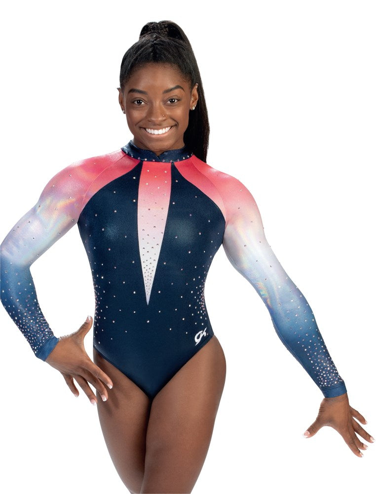 Deep V Sumblimated Competition Leotard