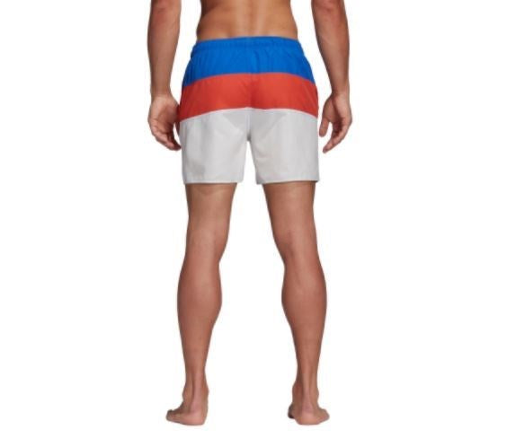 adidas Colour Block Swim Shorts (Blue/Amber/White)