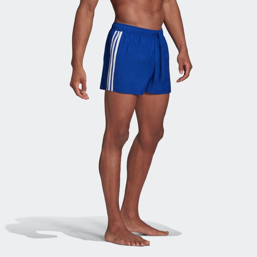 adidas Classic 3 Stripes Swim Shorts (Blue)
