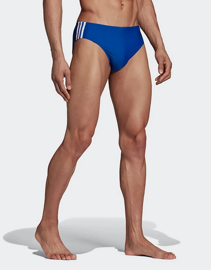 adidas 3 Stripes Swim Trunk (Blue)