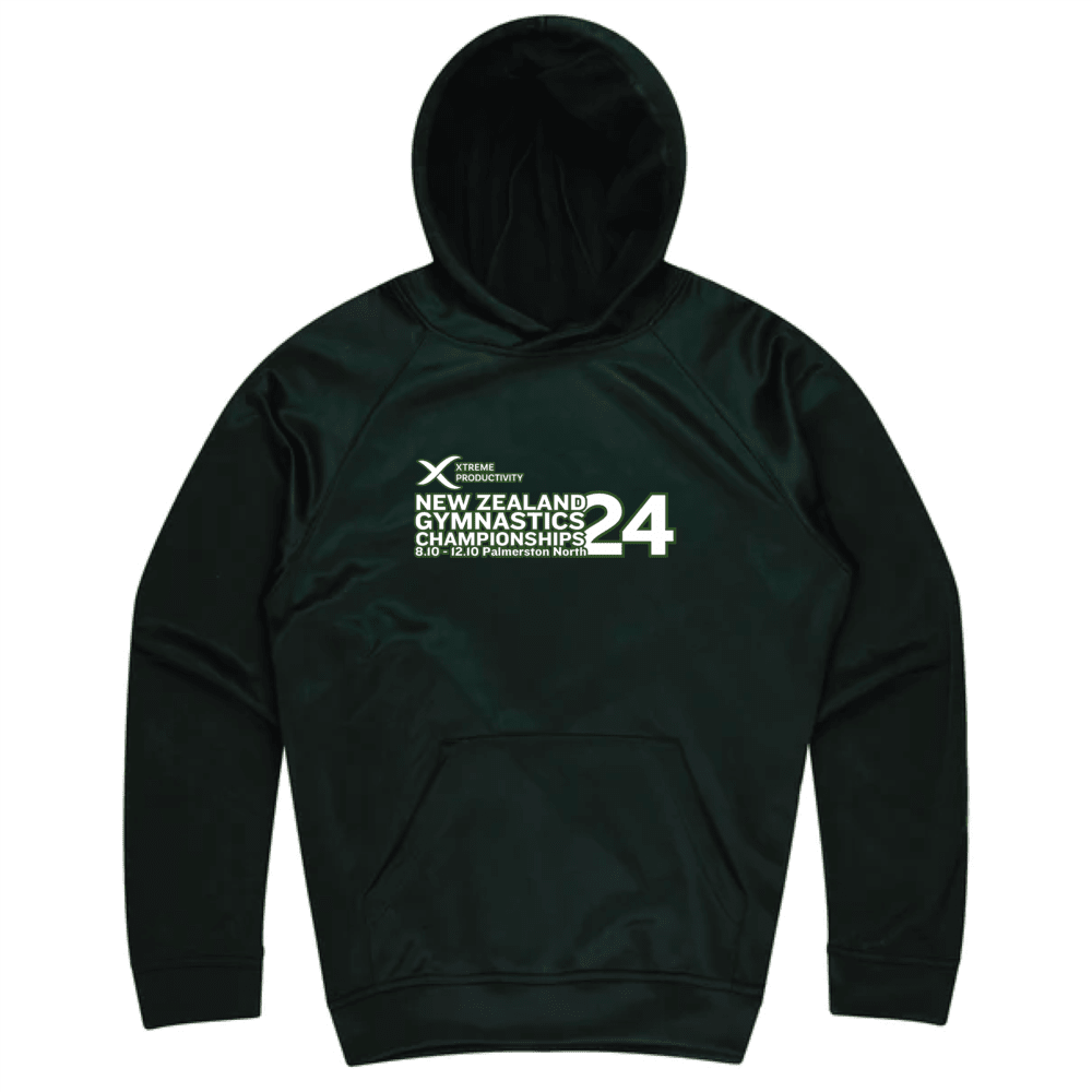 2024 XP New Zealand Gymnastics Championship  Hoodie Black