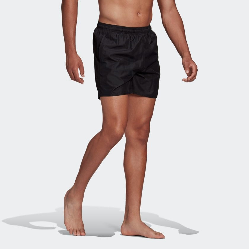 Short Length Solid Swim Short Black