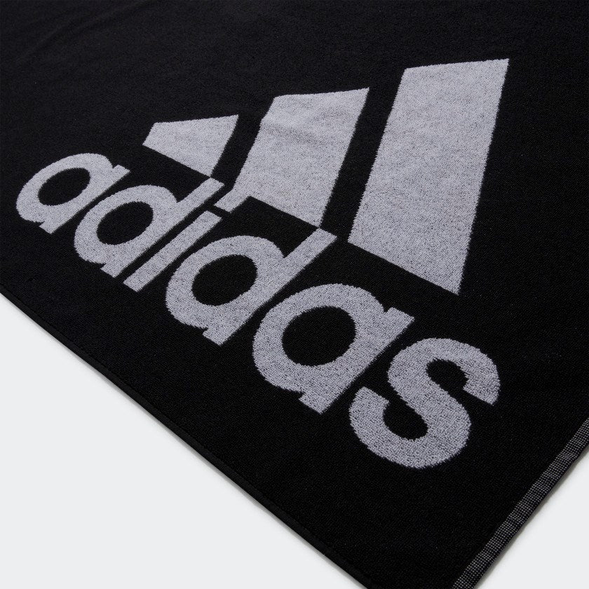 adidas Large Black Towel