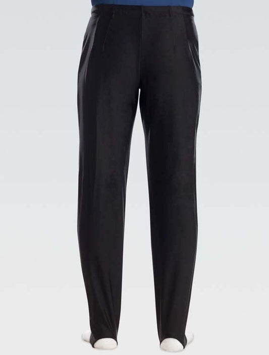 Men's Nylon/Spandex Gymnastics Pants Black