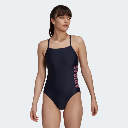 THIN STRAPS BRANDED SWIMSUIT