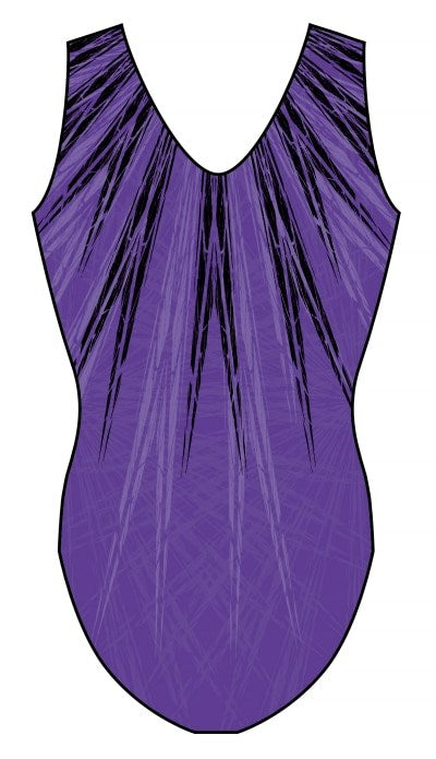 Radial Burst Purple/ Black