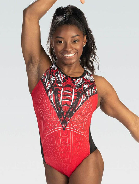 Simone Biles Collection Red Fairytale Racerback Leotard