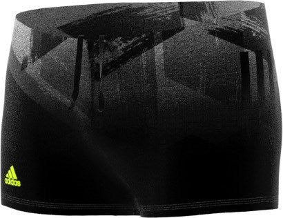 3-Stripes Print Boxer Black/ Semi Solar Yellow