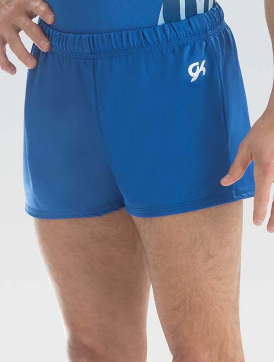 Men's Nylon/Spandex Gymnastics Shorts Royal