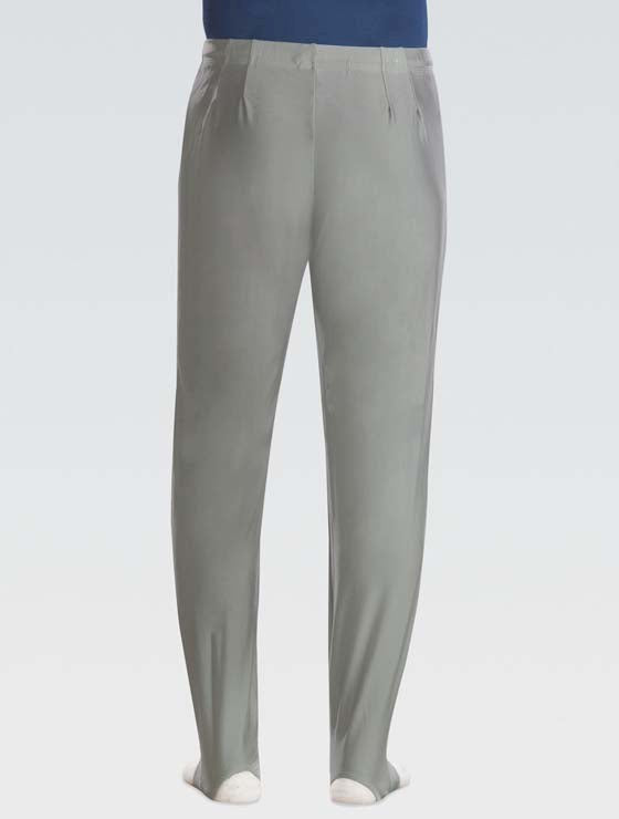 Men's Nylon/Spandex Gymnastics Pants Steel