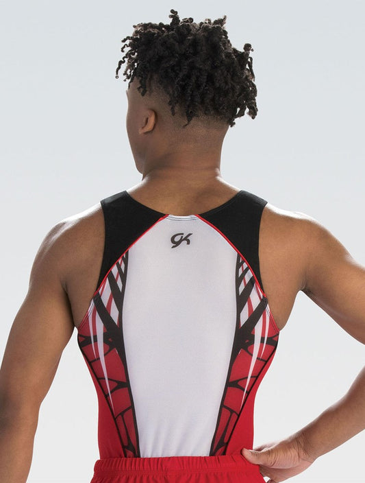 Men's Red Velocity Gymnastics Shirt