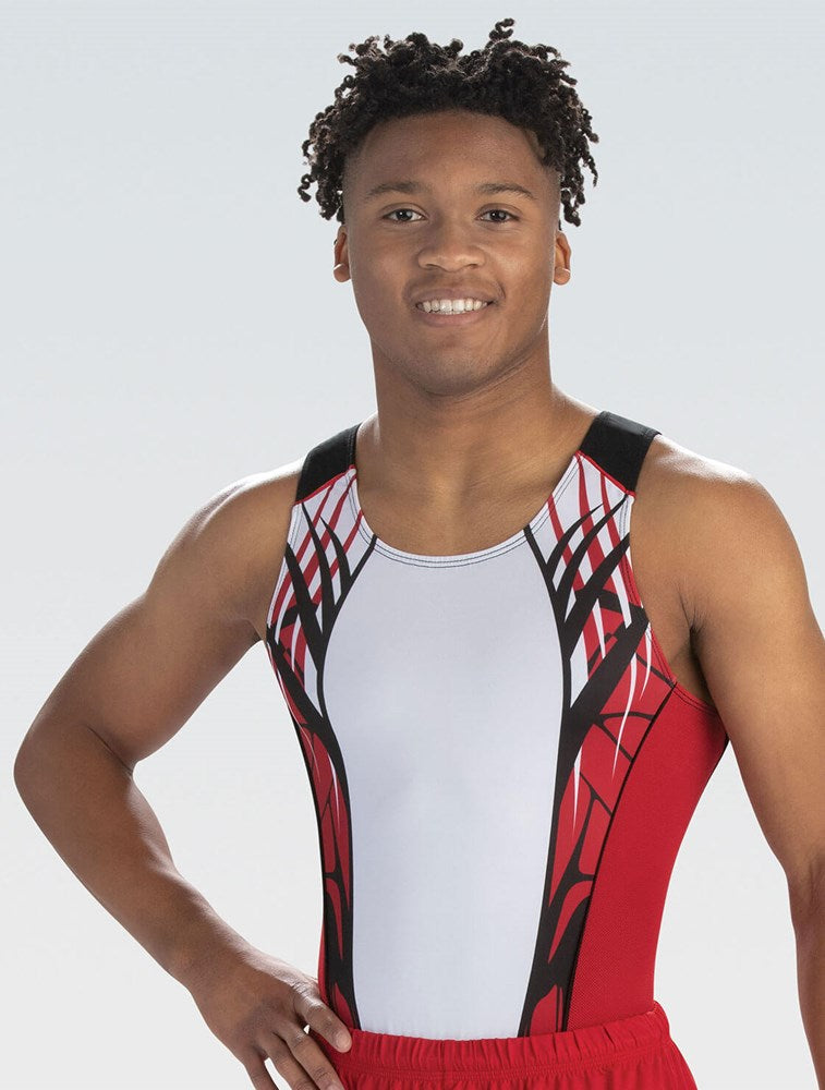 Men's Red Velocity Gymnastics Shirt