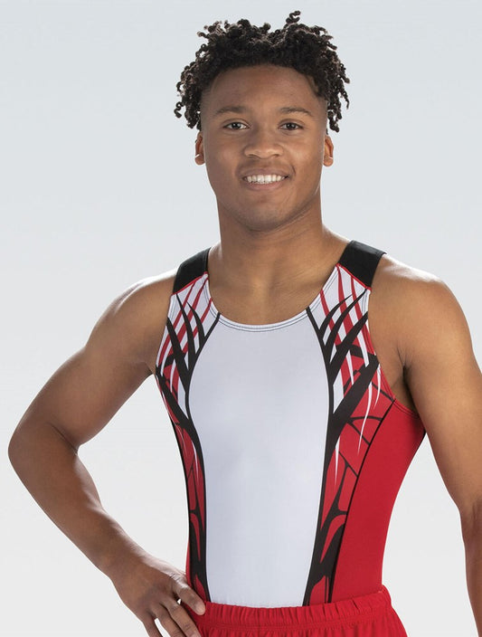 Men's Red Velocity Gymnastics Shirt