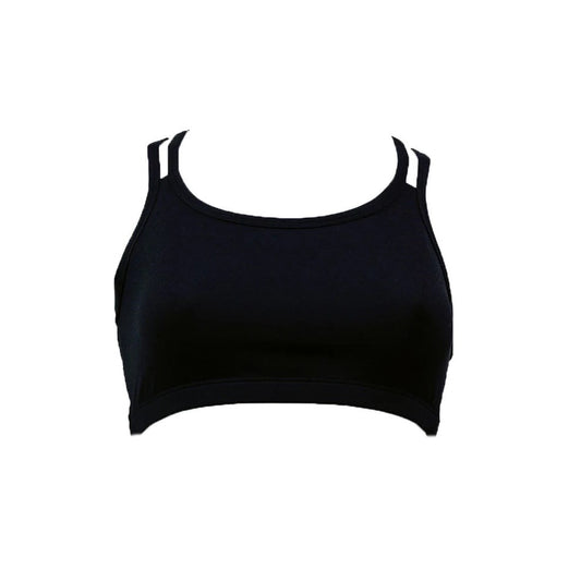 Essential Double Cross Strap Crop