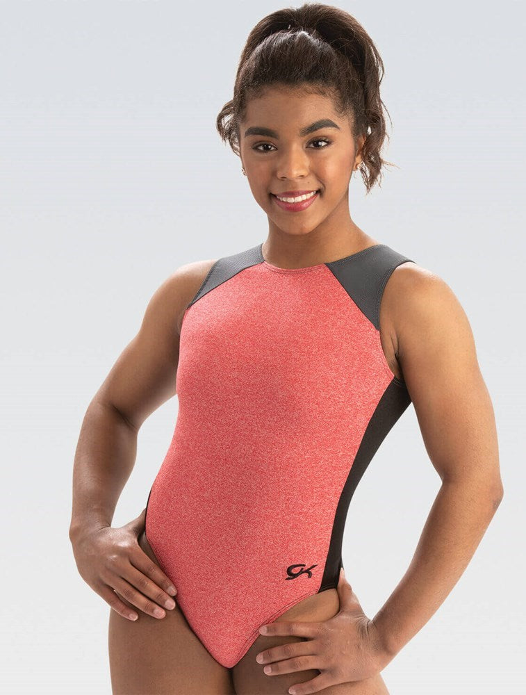 Branded Spaghetti Back Workout Leotard