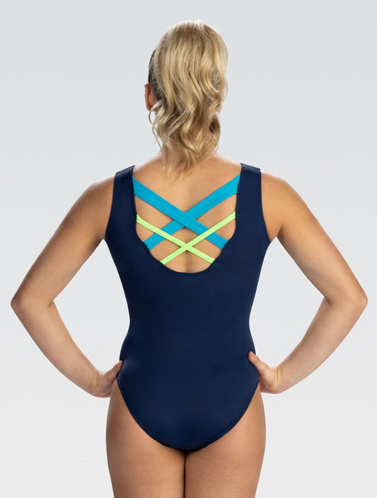 Determined Dream Tank Leotard Navy