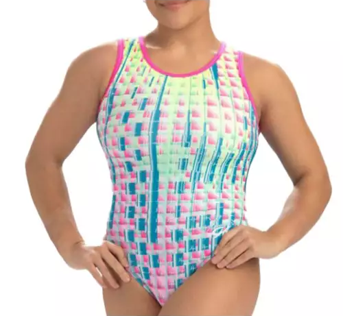 Laurie Hernandez Collection Kaleidoscope Workout Leotard