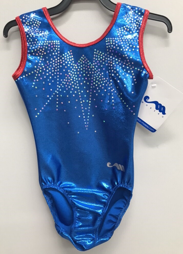 CM08 Blue/ Red Leotard