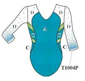Splitz Level 4-6 Competition Leotard