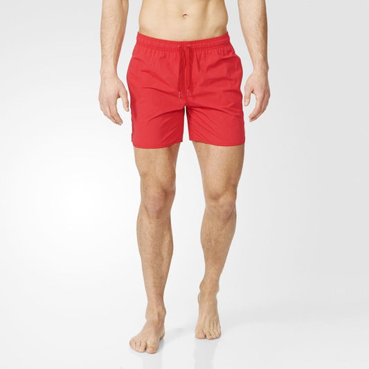 Short Leg Solid Water Short Red