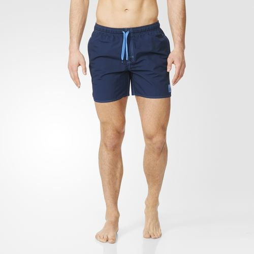 Short Leg Solid Water Short Navy
