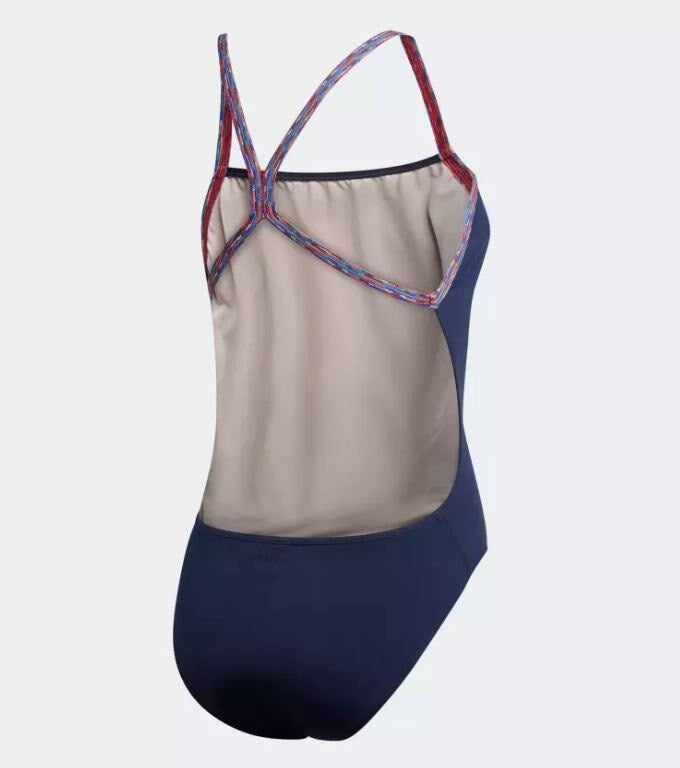 Pride Women's Performance Infinitex+ Collegiate Navy/ Clear Orange