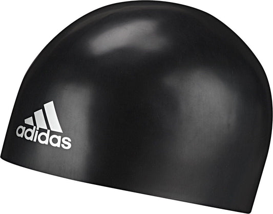 adidas 3D Silicone Swim Cap (Black)