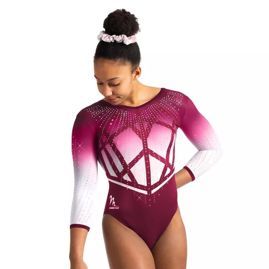 Antheia Long Sleeved Leotard Pink