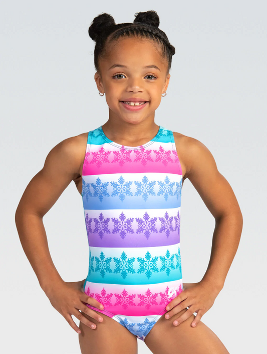 Pastel Snowflakes Workout Leotard