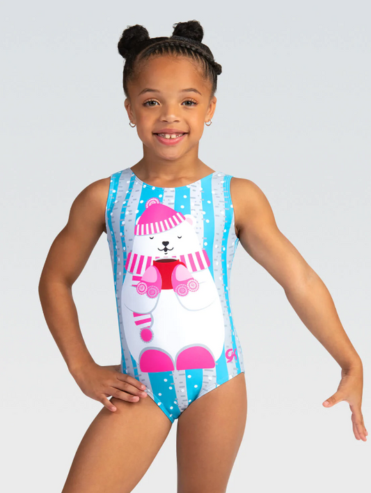 Winter Polar Bear Workout Leotard