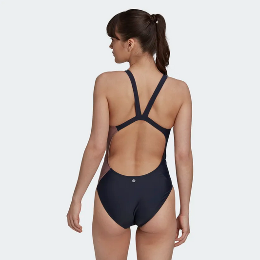 adidas Colourblock Swimsuit (Bliss Pink)