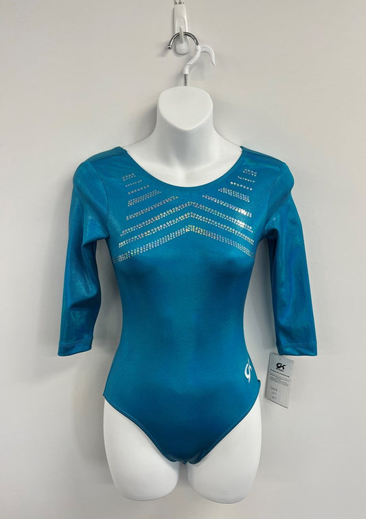 Scoop Back 3/4 Sleeve Mystique Leotard