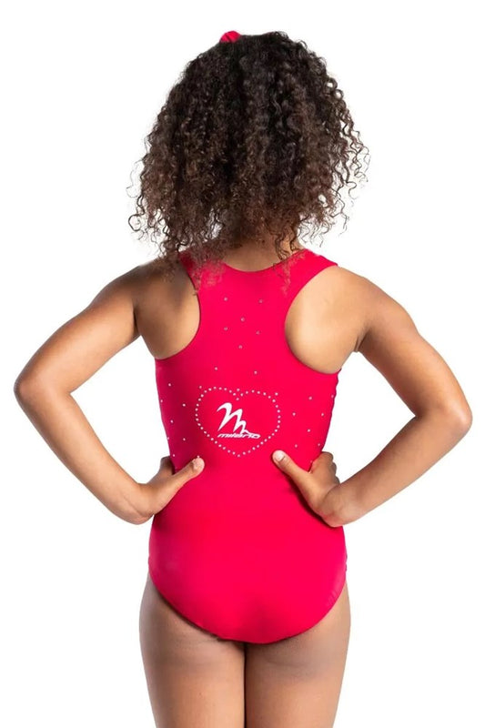 Lots of Love Sleeveless Leotard - Rubino