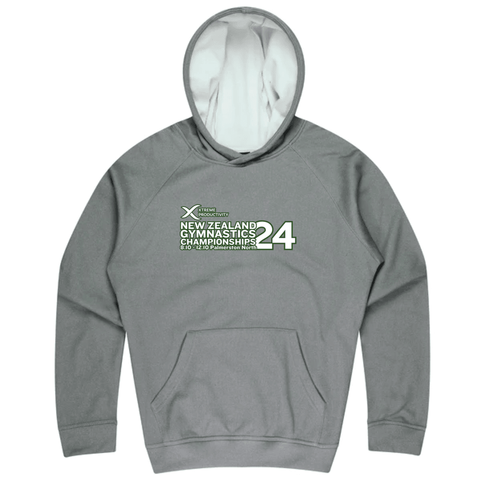 New Zealand Gymnastics Championship Hoodie Grey