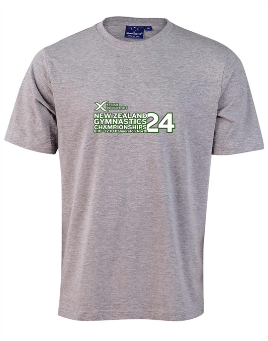2024 XP New Zealand Gymnastics Championship Shirt Grey