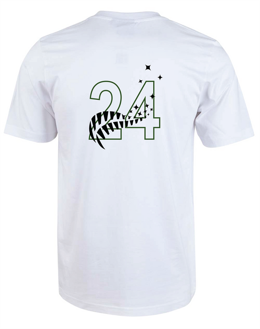 2024 XP New Zealand Gymnastics Championship  Shirt White