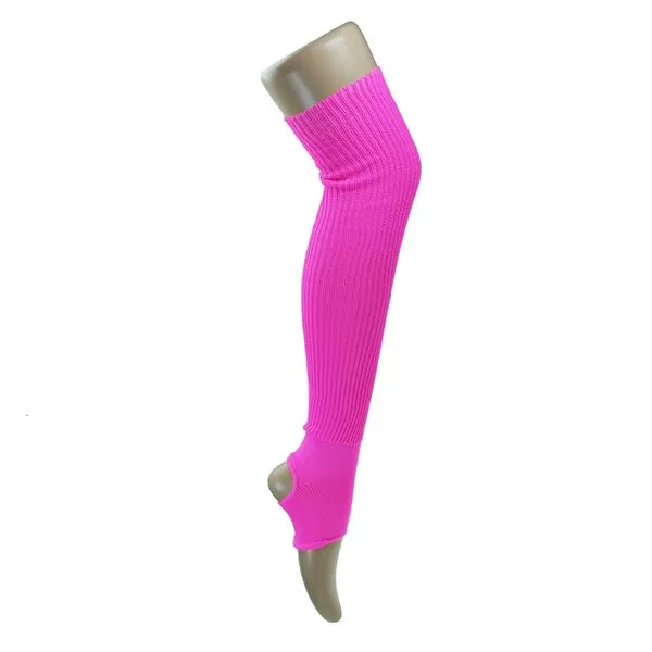 Soft legwarmer with hole 70 cm
