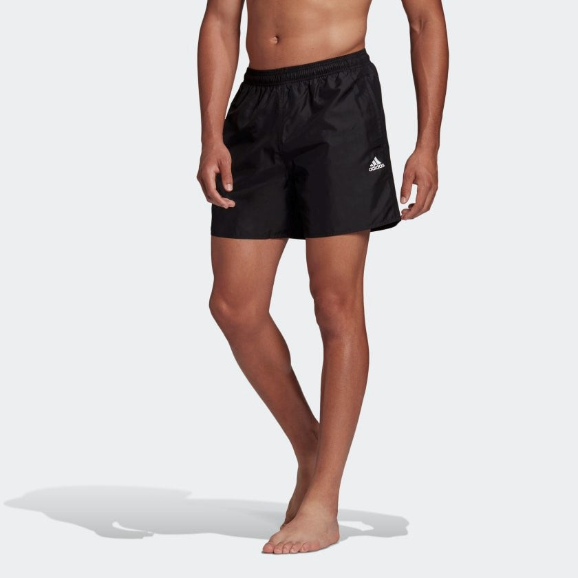 Short Length Solid Swim Short Black