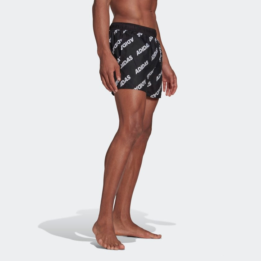 Wording Swim Shorts Black