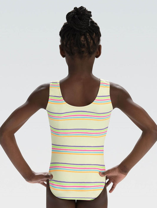 GKids Stripes N' Rainbow Kids Leotard