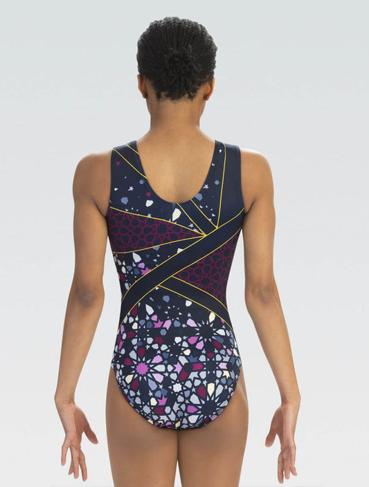 Geometric Galaxy Workout Leotard