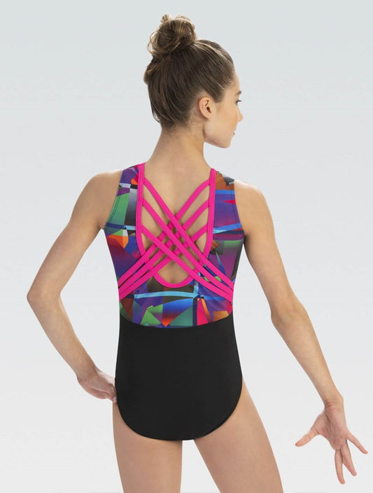 Prismatic Rainbow Workout Leotard