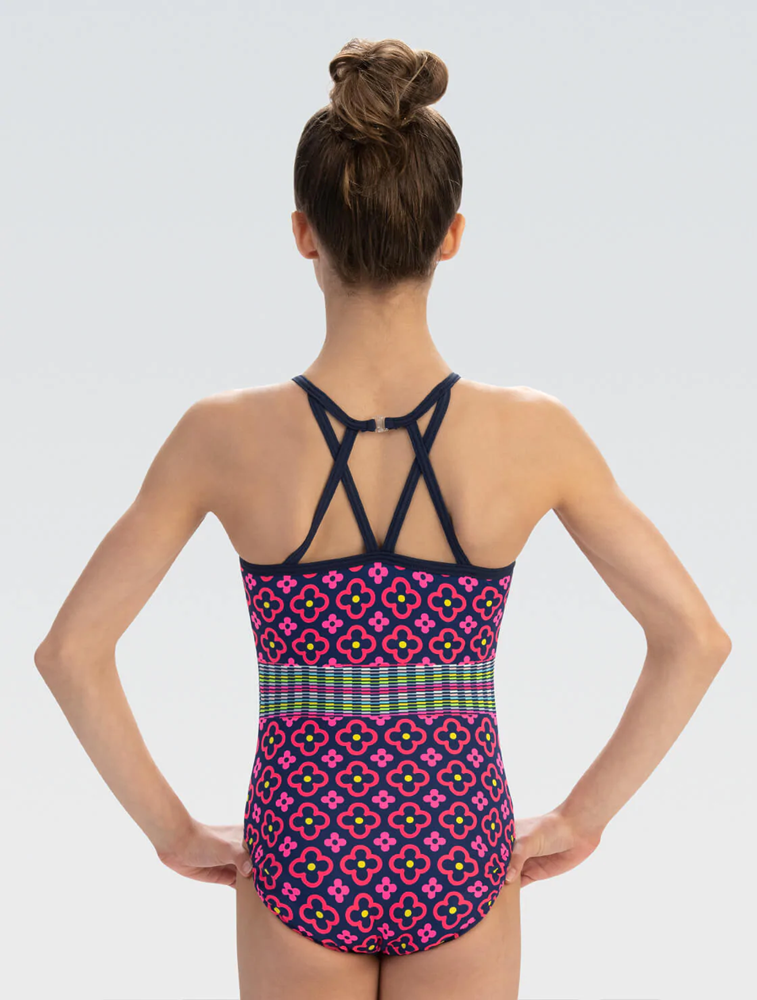 Floral Impressions Workout Leotard