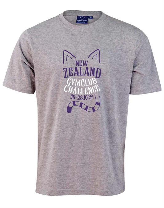 New Zealand Gym Club Challenge Grey T-Shirt