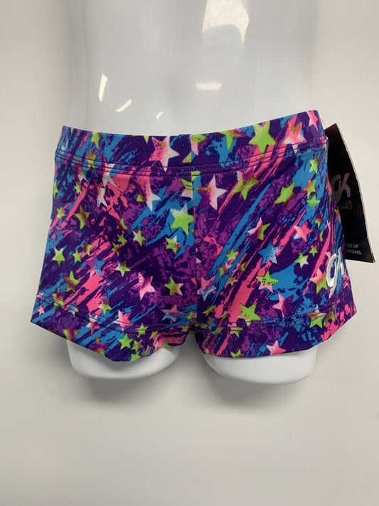 BRIGHT STARS PURPLE SHORTS