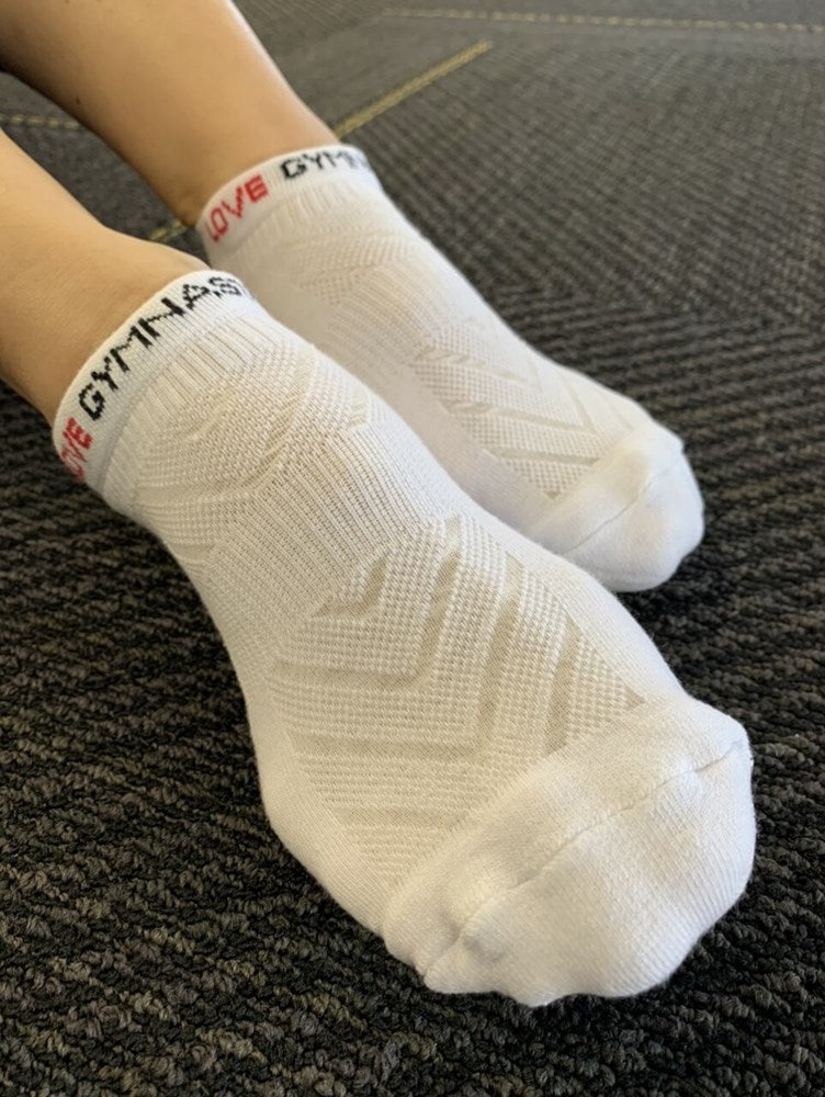 Love Gymnastics socks