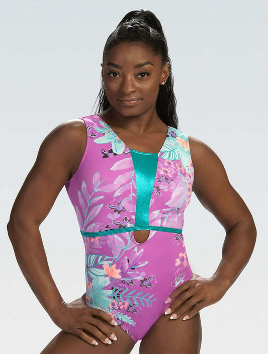 Simone Biles Positively Radiant Workout Leotard