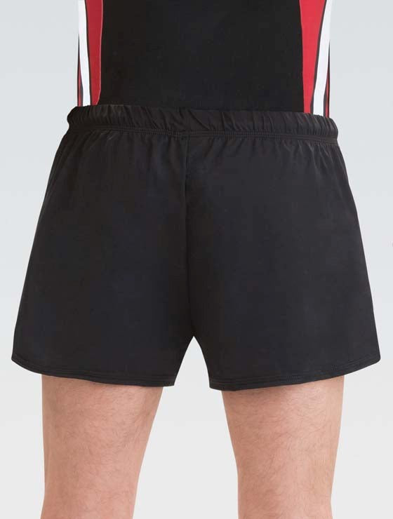 Men's Nylon/Spandex Long Shorts Black